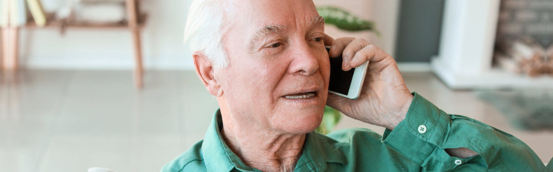 man having a phone call